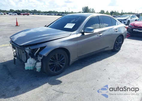 2014 Infiniti Q50 Premium из США, поврежденный, VIN JN1BV7AP7EM684448
